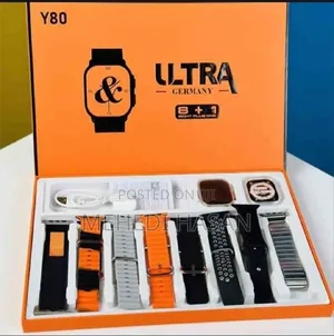 Photo - Y80 Ultra Smartwatch With 8 Strap