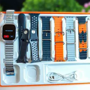 Y80 Ultra Smartwatch With 8 Strap