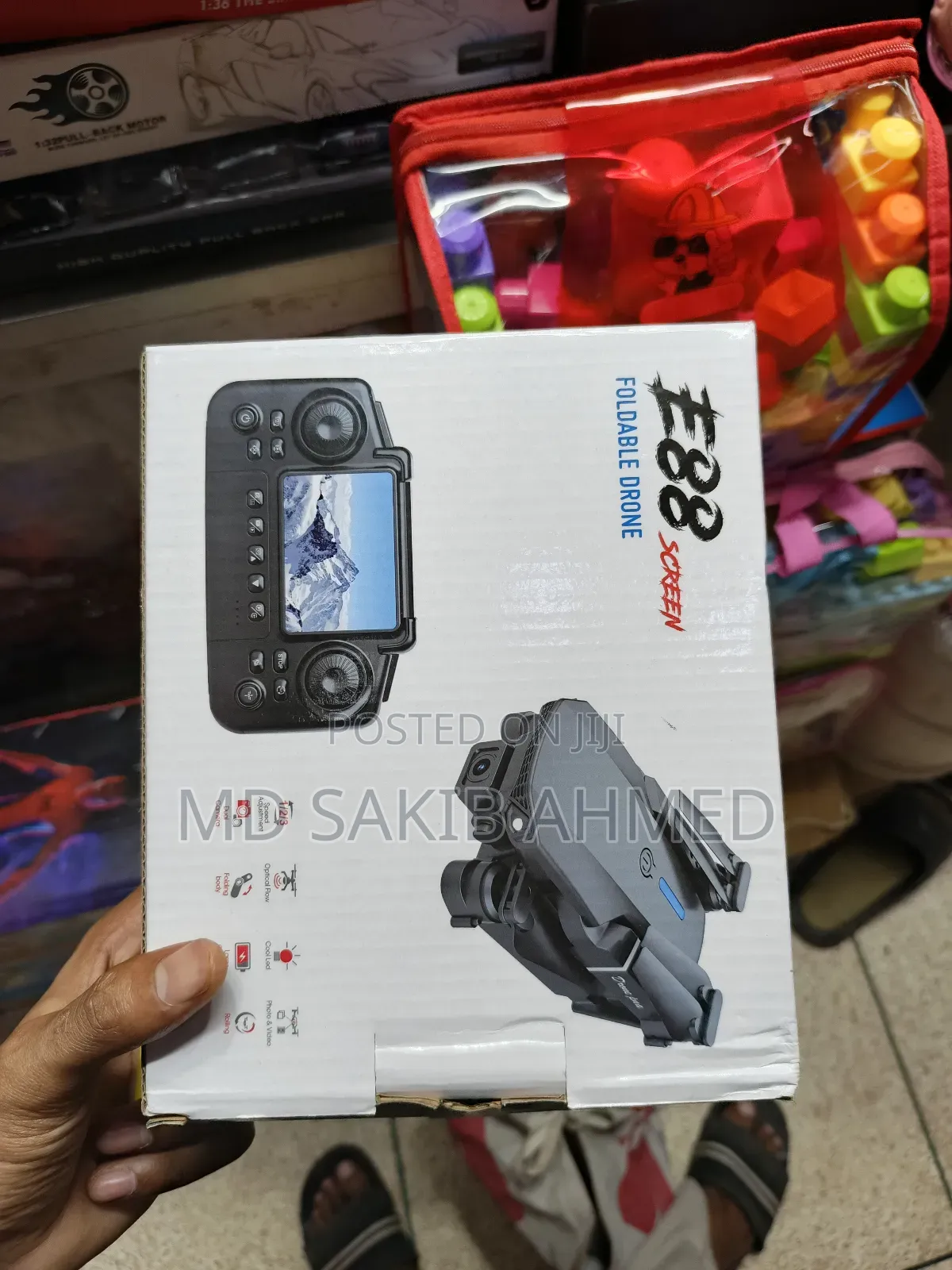 E88 Screen Foldable Drone