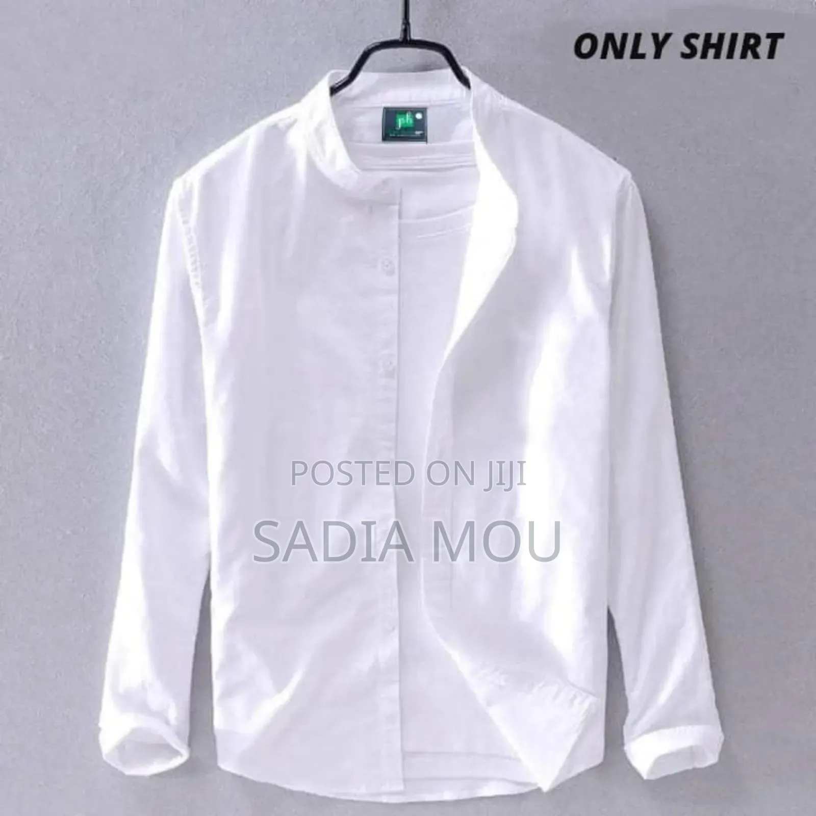 Solid Color Cotton Shirt