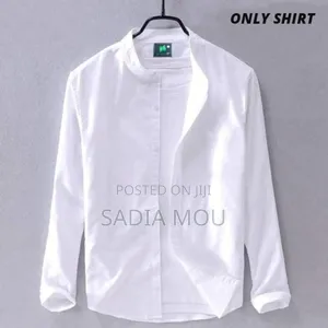 Solid Color Cotton Shirt