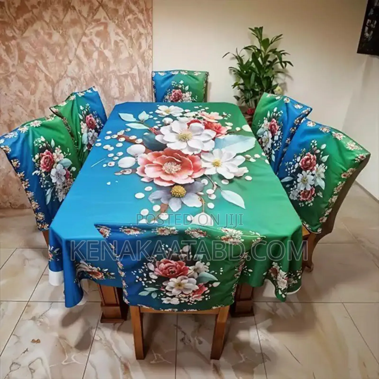 China Premium 3d Print Table Cloth Set
