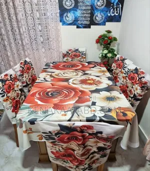 China Premium 3d Print Table Cloth Set