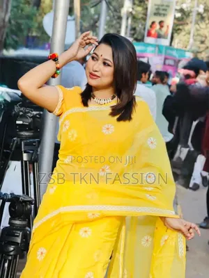 Premium Semi Muslin Saree With Blouse Piece