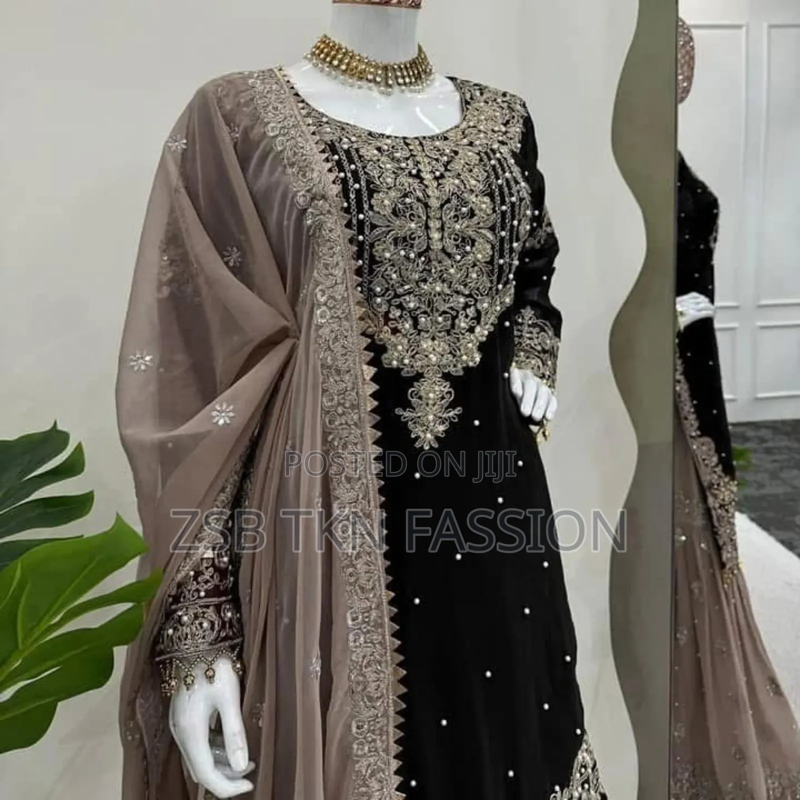 Sequins Embroidered Sharara Suit Set New Products