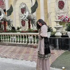 Sequins Embroidered Sharara Suit Set New Products