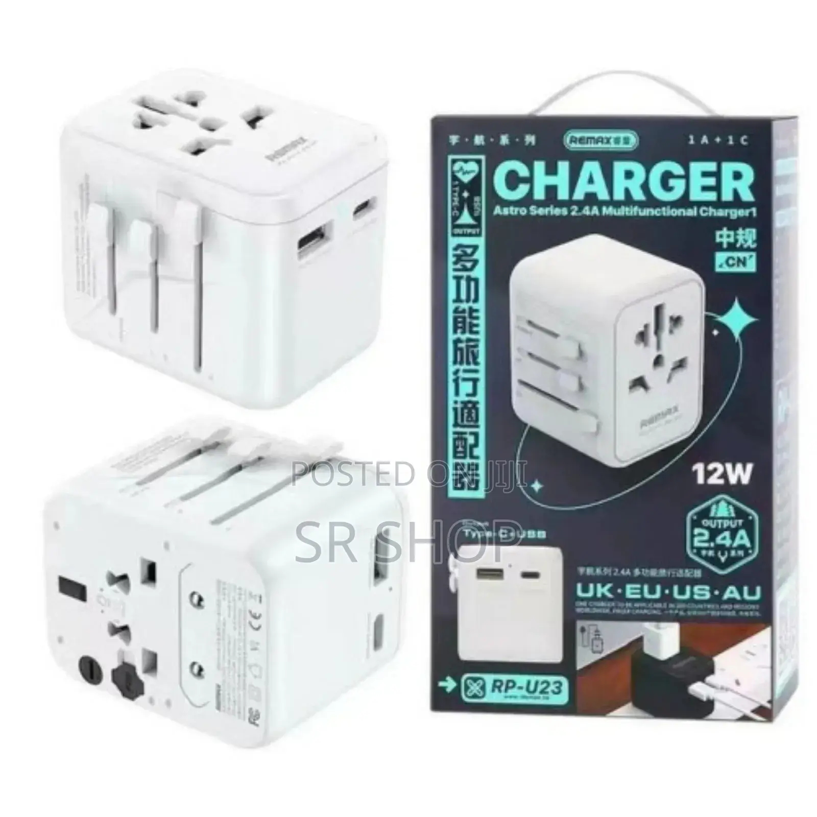 Remax Universal Adapter Rp-U23 Travel Adapter