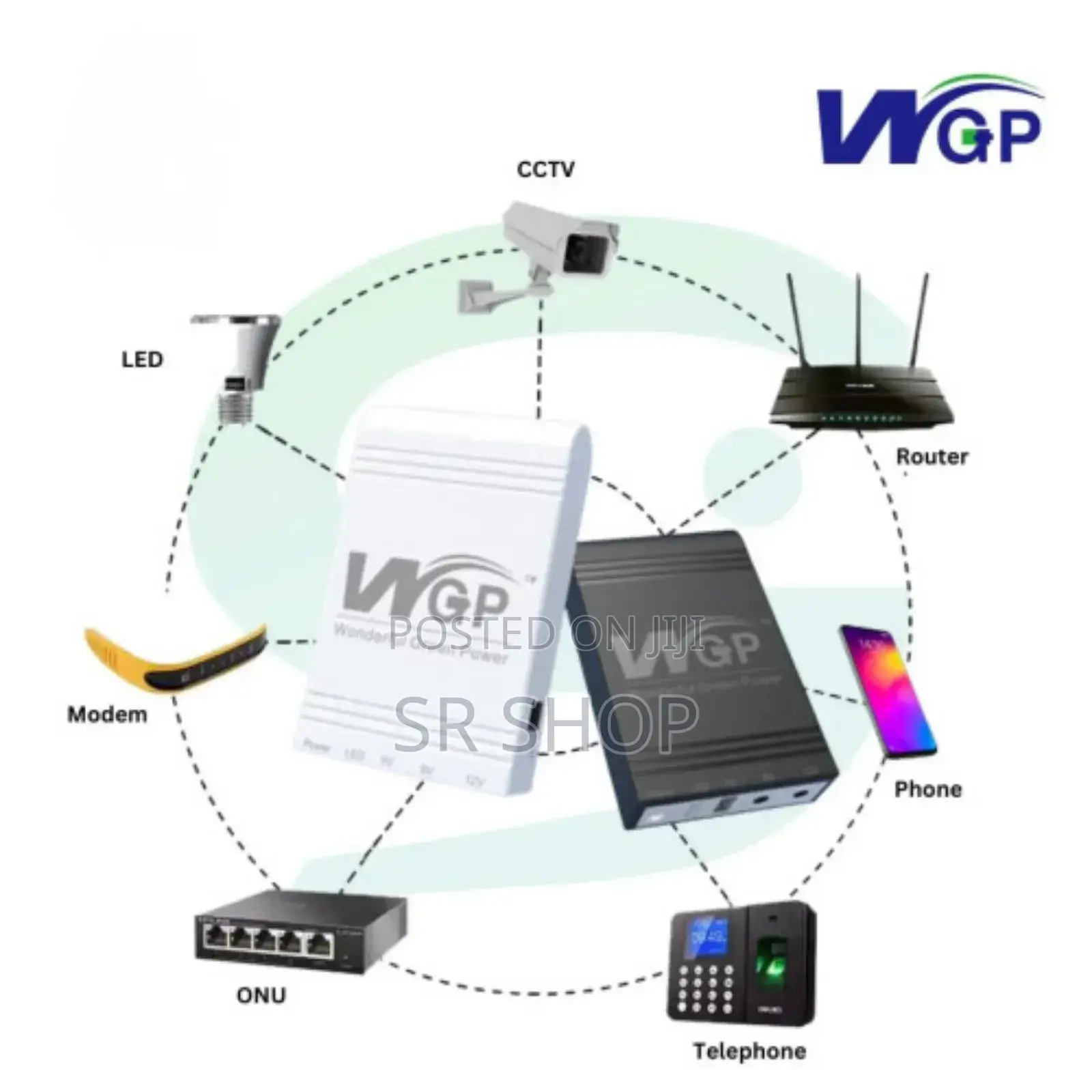 Origina WGPL Ups Router Onu 5/9/12v Up to 8hours 10400mh