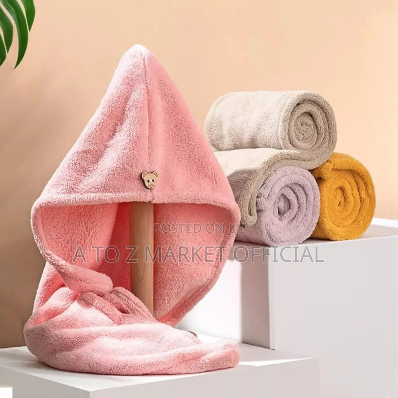 Super Soft Microfiber Hair Towel.