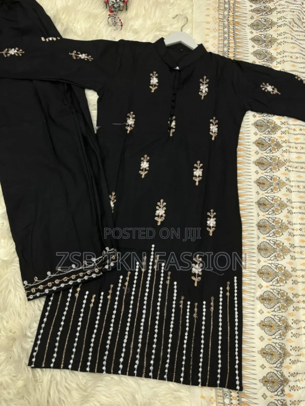 Slab Cotton Kameez Set