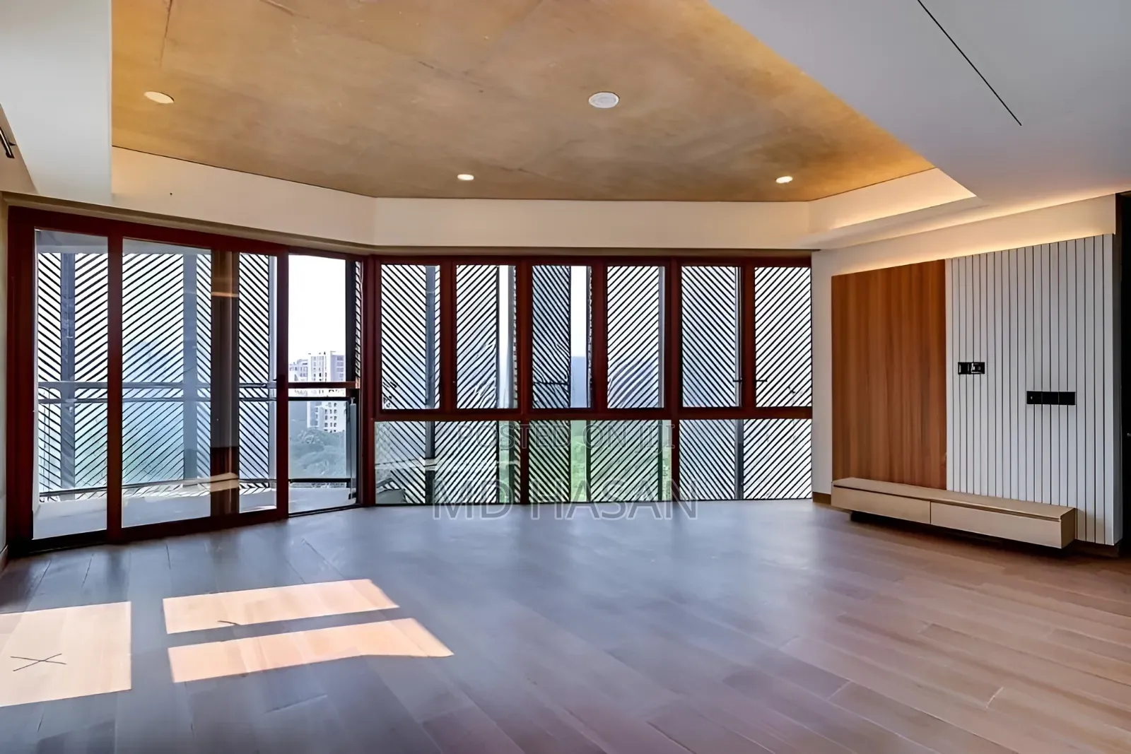 4bdrm Apartment in Semi Furnished Flat for rent