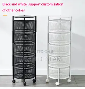 5 Layer Round Shape Kitchen Rack