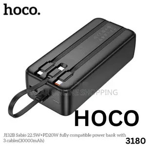 Hover to Zoom Hoco J132b 30000mah 22.5w Plus
