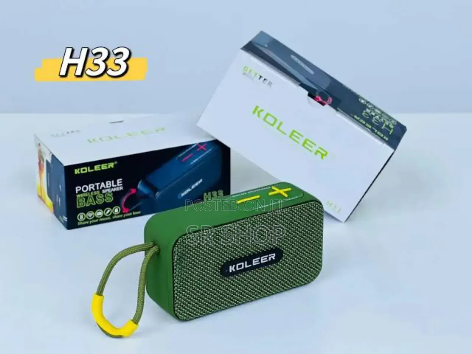Hot Sales Koleer Speaker H33 Portable Wireless 7w 1200mah