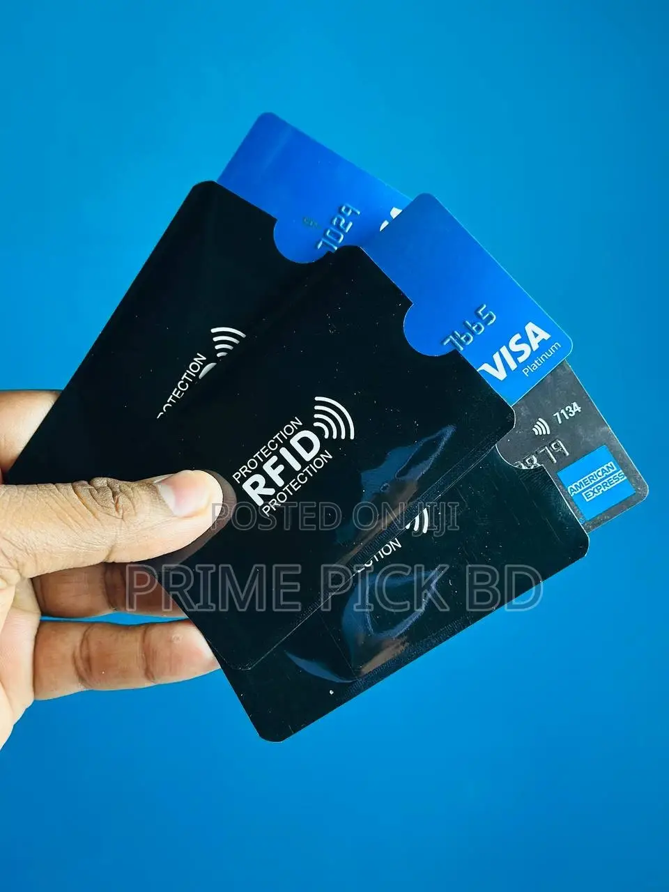 Anti Rfid NFC Blocking Card Holder – Aluminium Protection