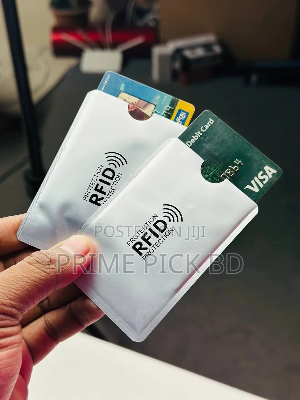 Anti Rfid NFC Blocking Card Holder – Aluminium Protection