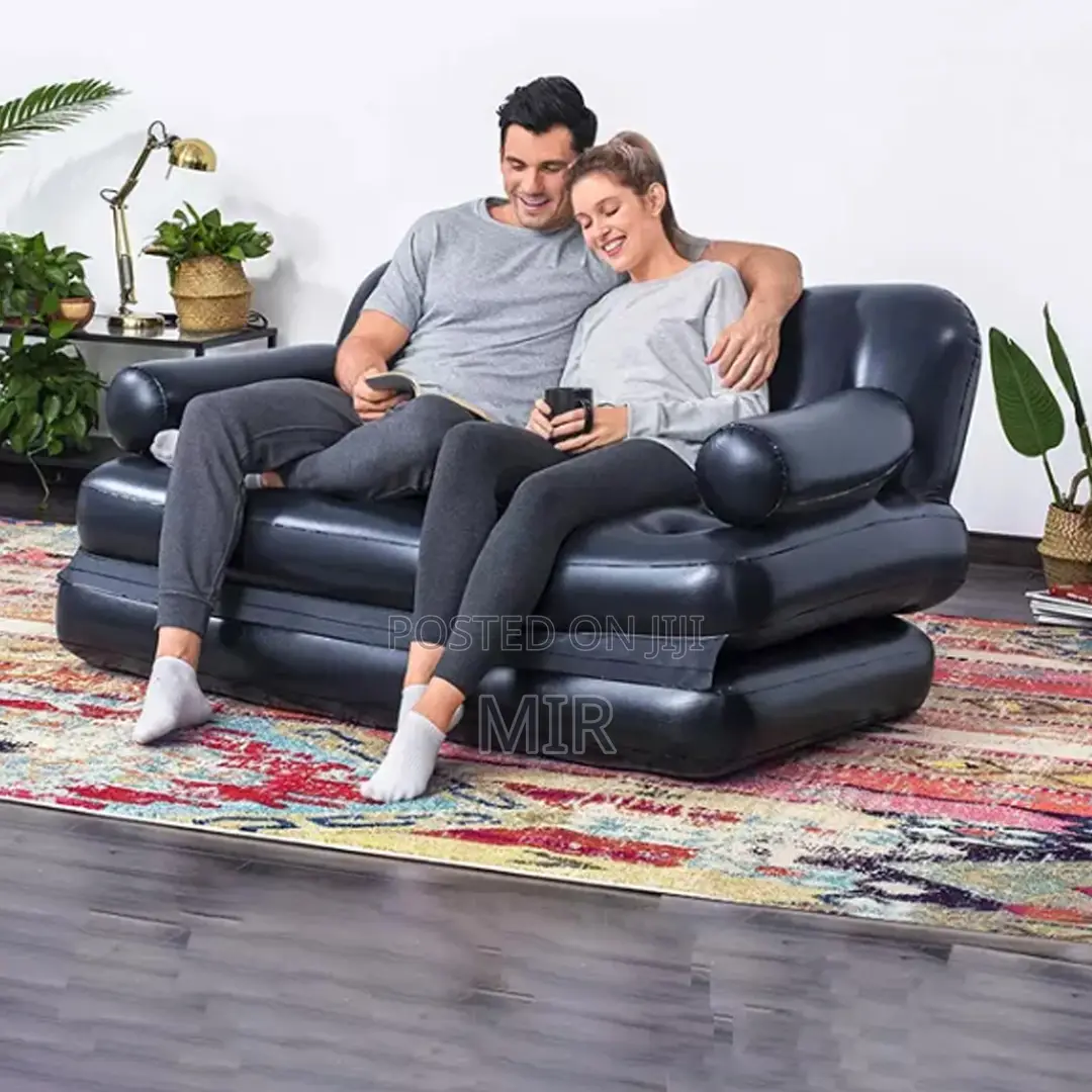 5-in-1 Inflatable Double Air Bed Cum Sofa