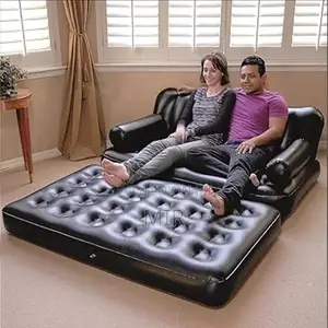 5-in-1 Inflatable Double Air Bed Cum Sofa