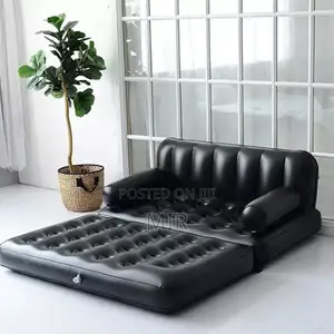 5-in-1 Inflatable Double Air Bed Cum Sofa