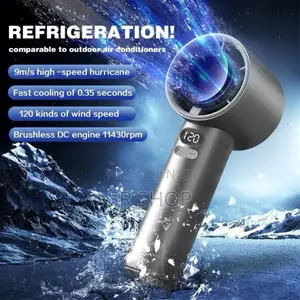 Photo - M11 Handheld Fan Portable Bladeless Mini Fan Rechargeable