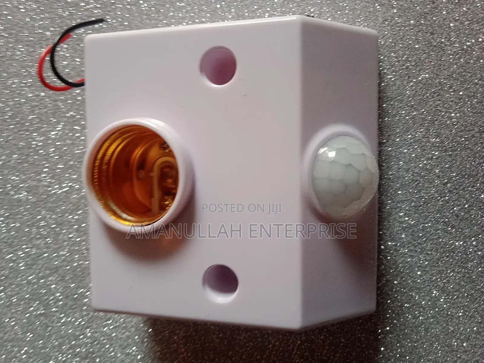 Infrared Pir Motion Sensor E27 Led Lamp Base Holder.