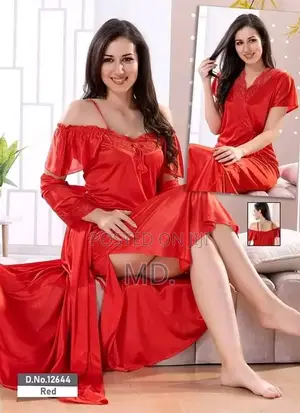 Photo - 4 Part Night Dress for Women