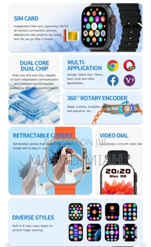 সিম সাপোর্টেড আকর্ষণীয় 4g স্মার্ট ওয়াচ Bw10 Pro 4g