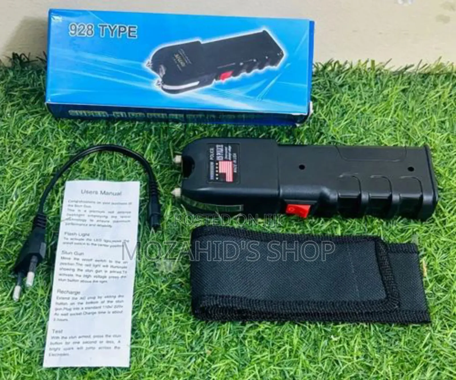 Self Defense Stun Gun-928 With Flashlight (9264)