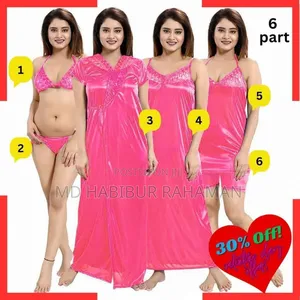 Photo - Stylish 6 Part Nighty Dress For