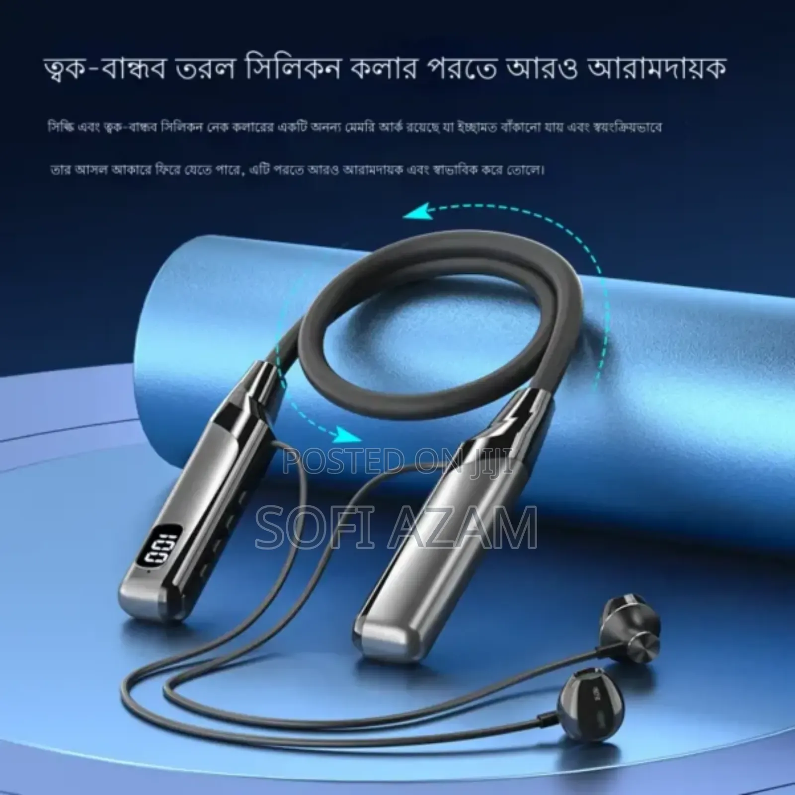 Regrsi Re-Ny052 Wireless Neckband Earphone | 200 Hours Batte
