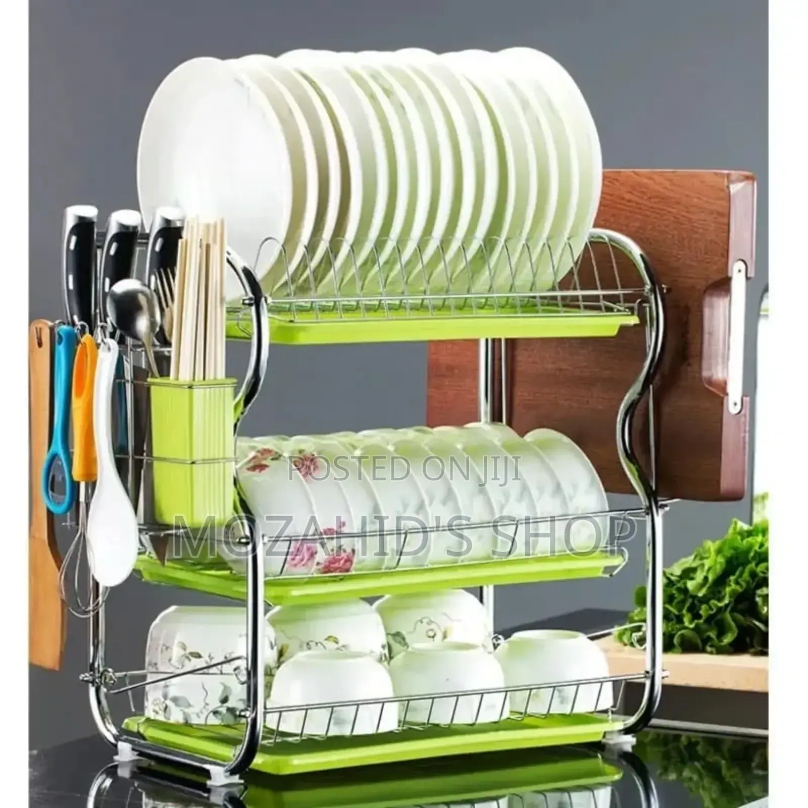 Premium Quality 3 Layer Kitchen Rack (9663)