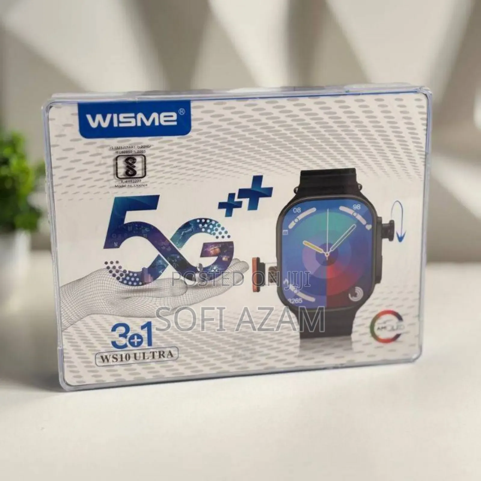 Ws10 Ultra 5g Android Smartwatch: 360° Rotating Camera, 8gb