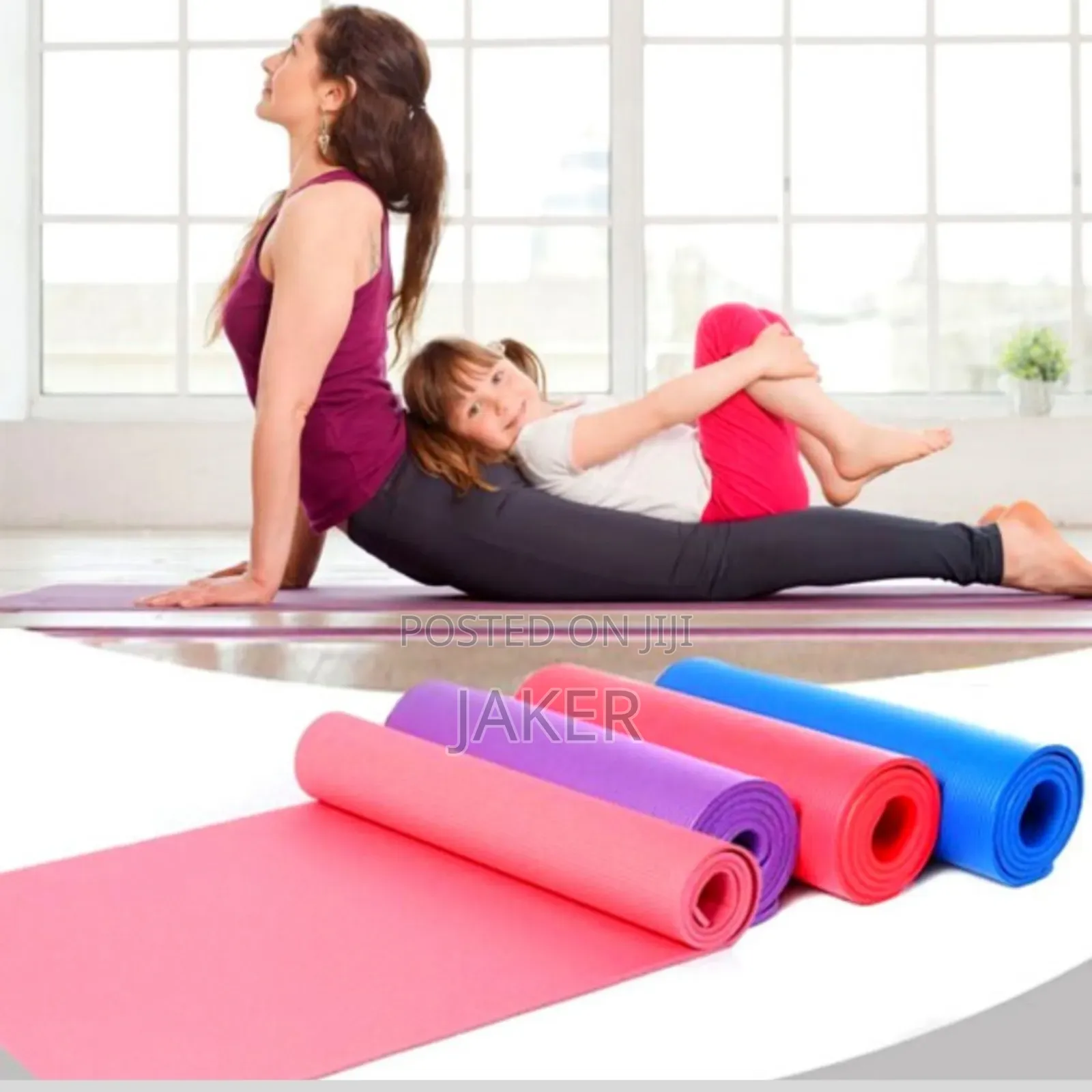 Non-Slip Yoga Mat for Sweaty Hands and Exercise