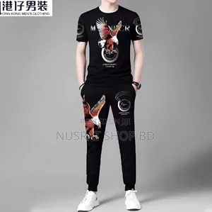 Trendy Mesh T-Shirt and Trouser Combo