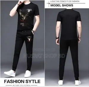 Trendy Mesh T-Shirt and Trouser Combo