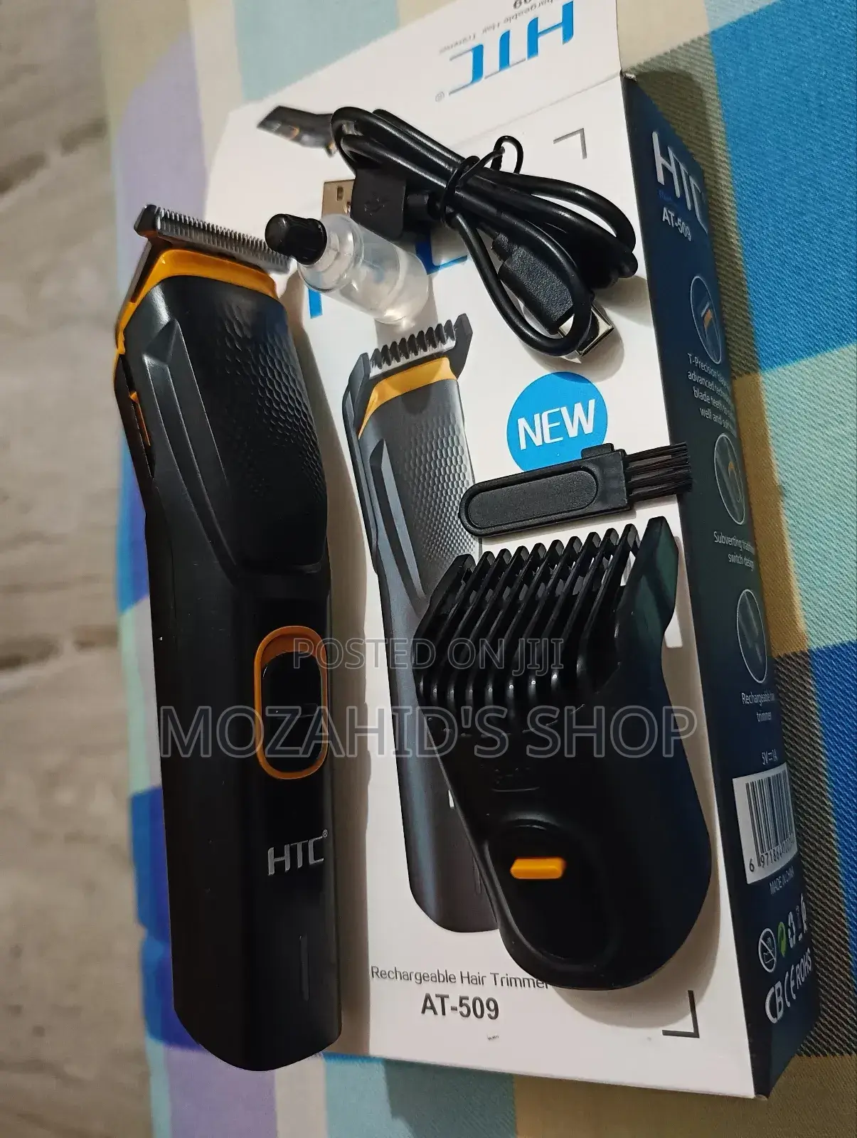 HTC at-509 Rechargeable Men's Beard Trimmer (8506)