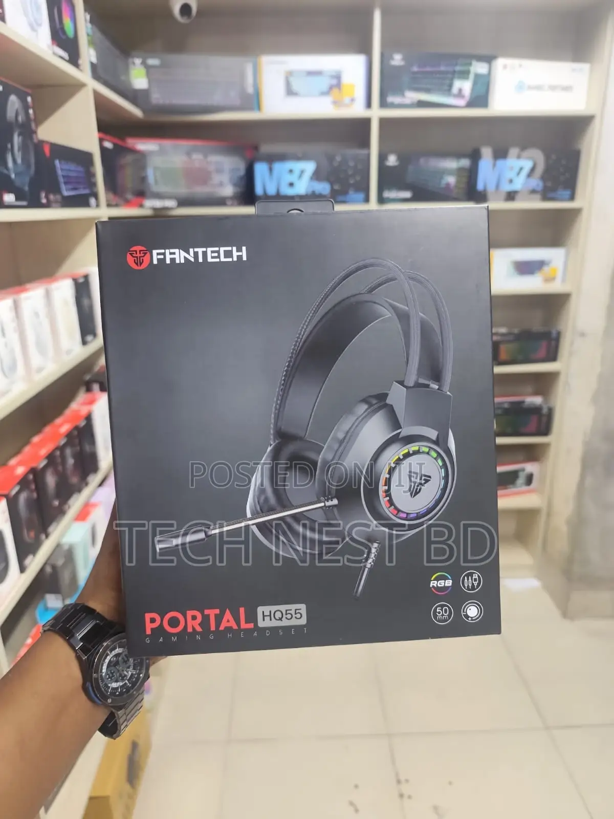 Fantech Portal Hq55 RGB Gaming Headphone