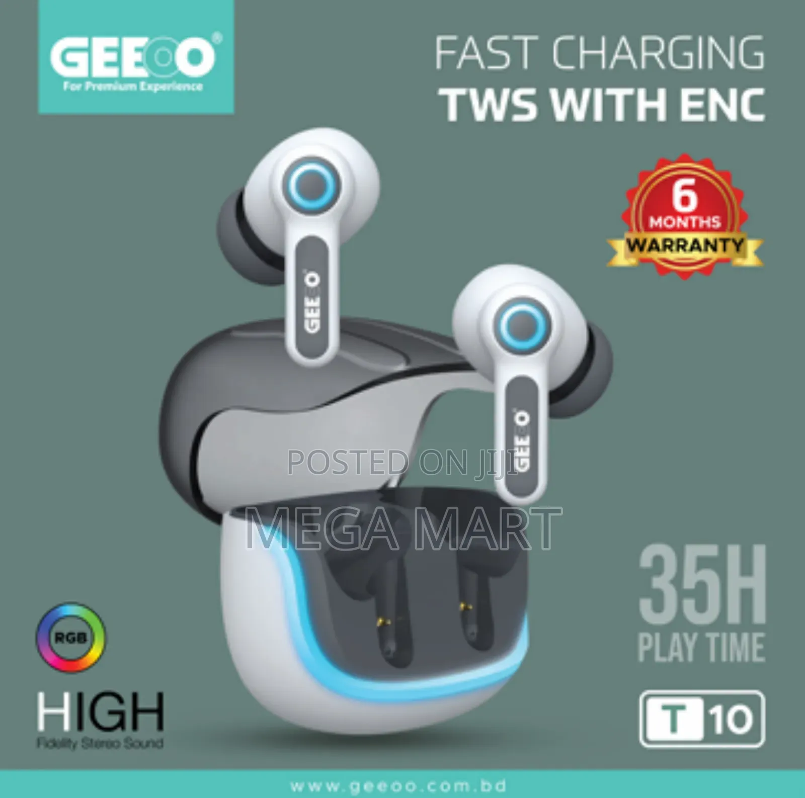 Fast Charging TWS With Enc (1744