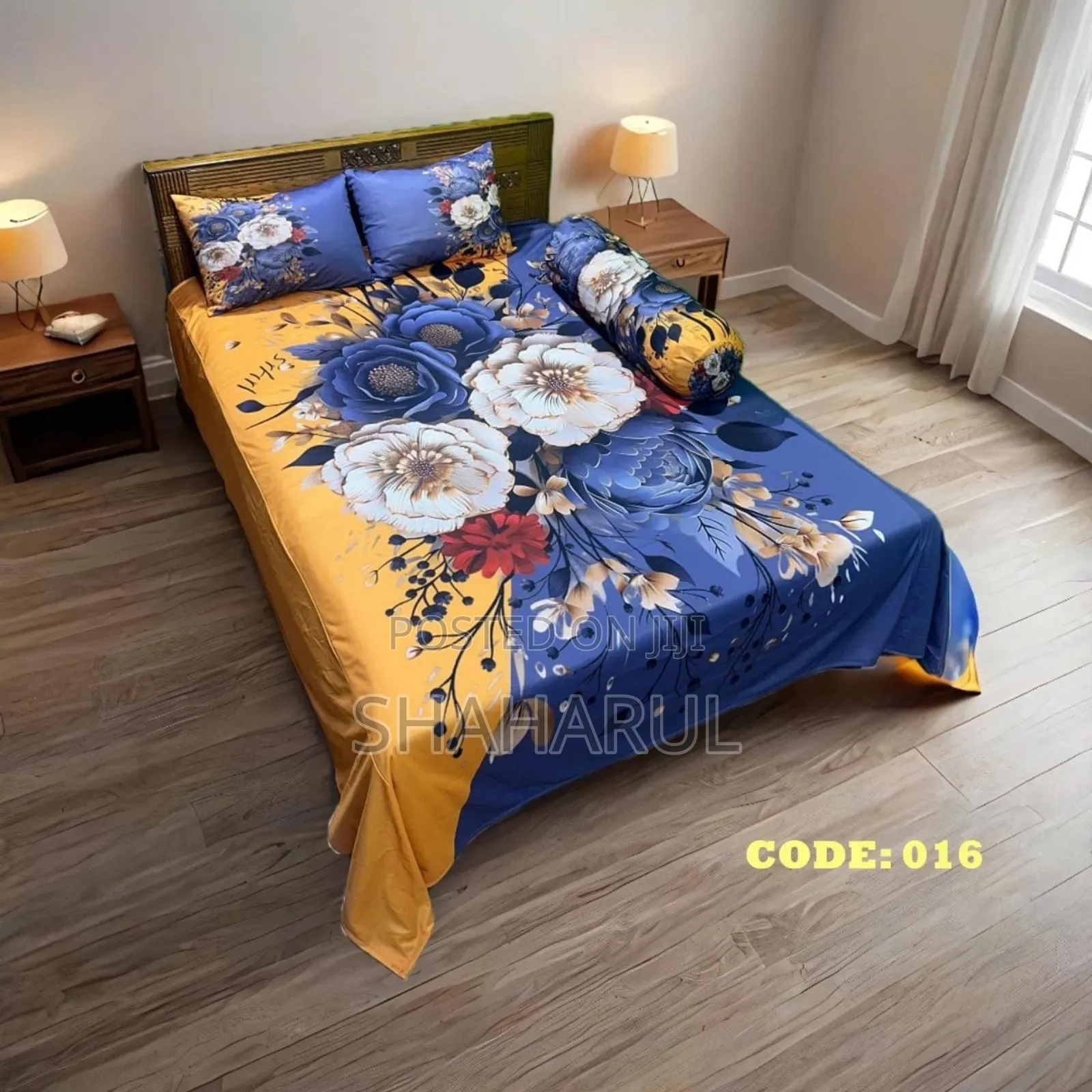 3d Primium Bed Sheet and Pillow Cover