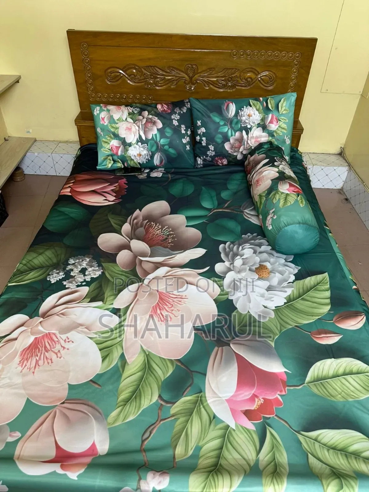 3d Primium Bed Sheet and Pillow Cover