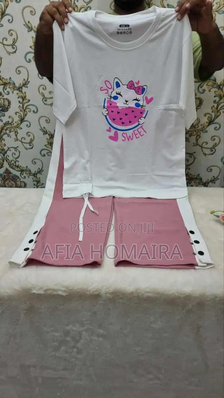 Ladies T-Shirt and Pant Set