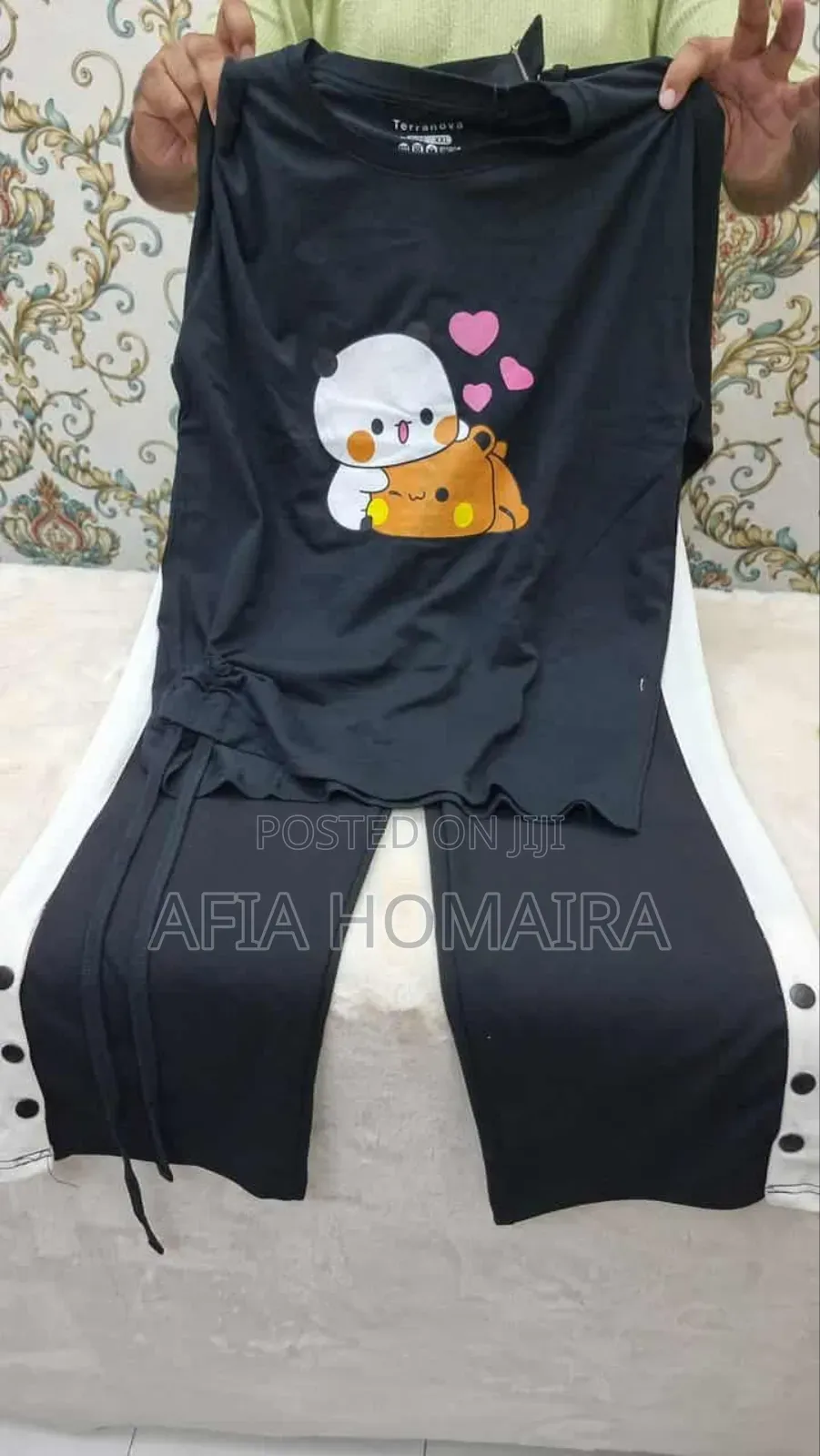 Ladies T-Shirt and Pant Set