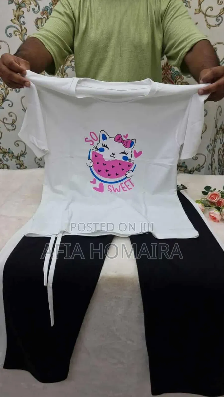 Ladies T-Shirt and Pant Set