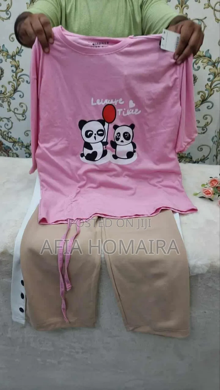 Ladies T-Shirt and Pant Set
