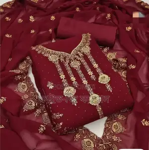 Embroidary Georjet Three Piece