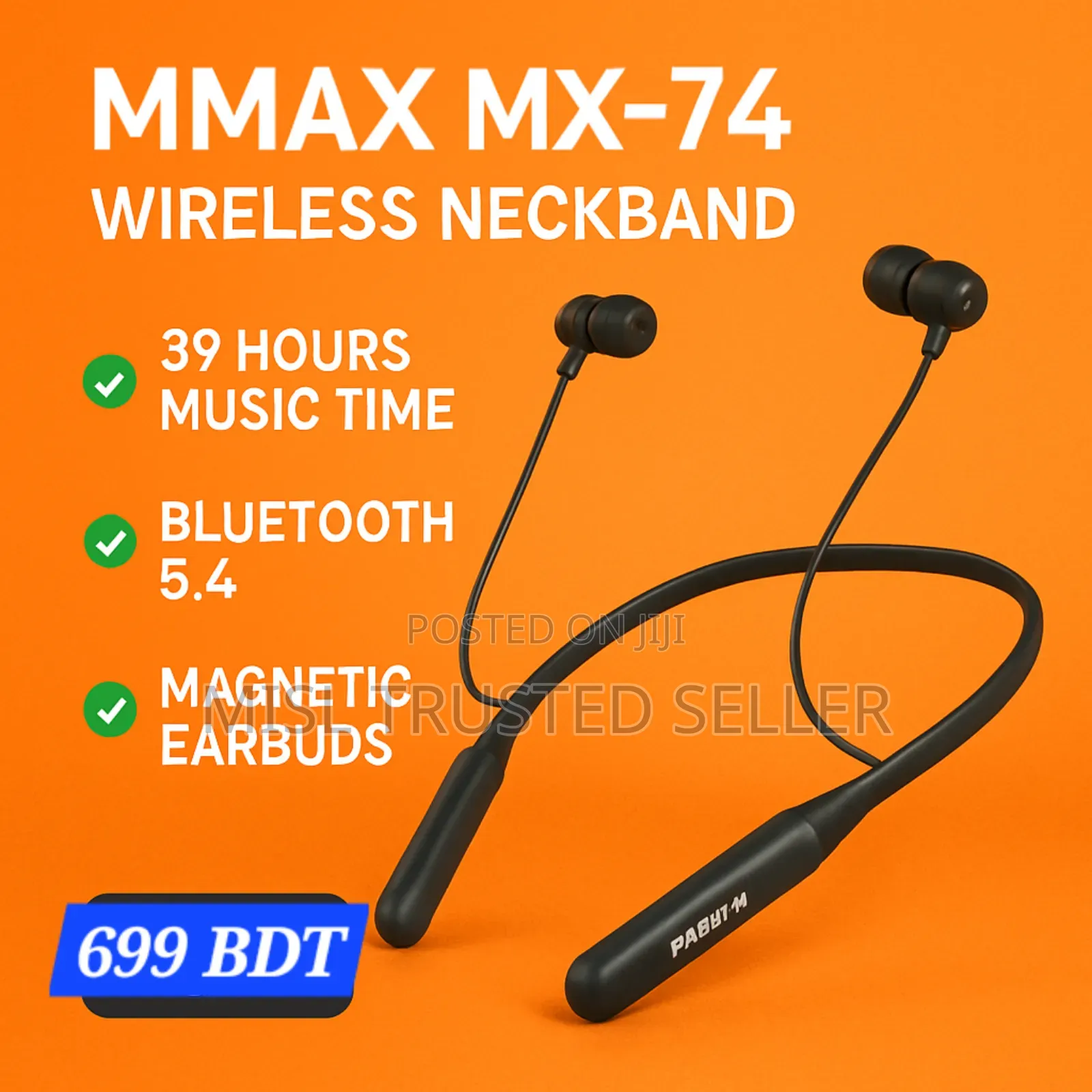 Mmax Mx-74 Wireless Earphone