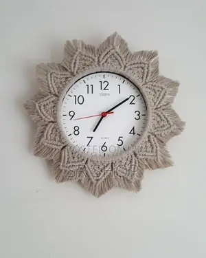 Photo - Macrame Wall Watch