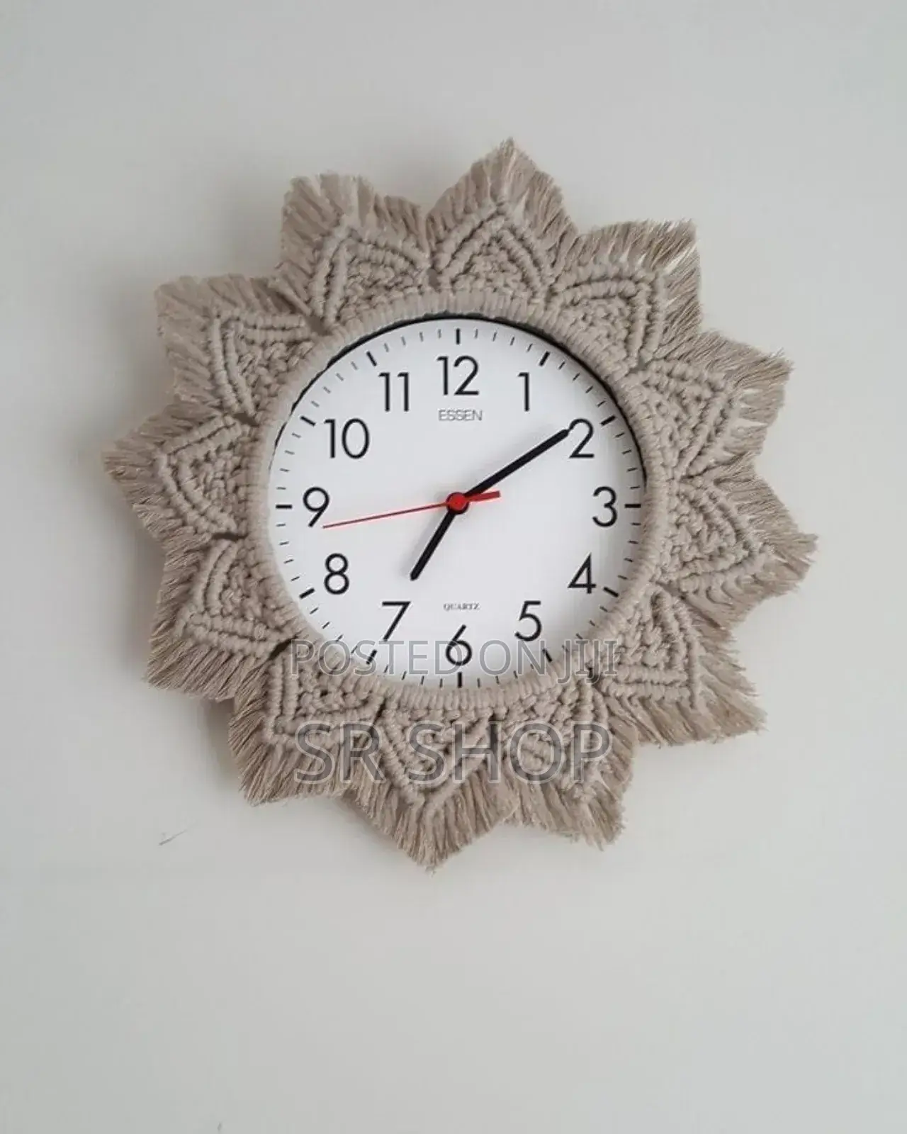Macrame Wall Watch