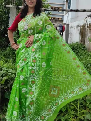 Hand Print Saree Aap Udhar Jana