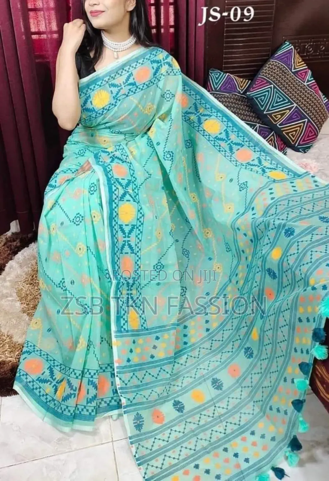 Hand Print Saree Aap Udhar Jana